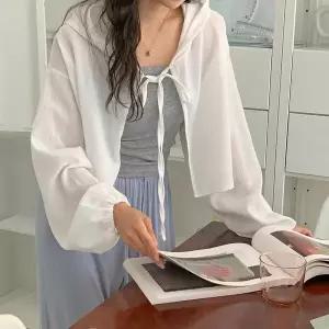 [하프클럽/옷자락]여성 여름 린넨 루즈핏 후드 볼레로 후디 삼베 와이드
