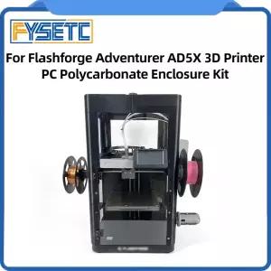 Flashforge Adventur AD5X 3D 프린터 인클로저 키트용 절연 및 방진 PC 보호 커버