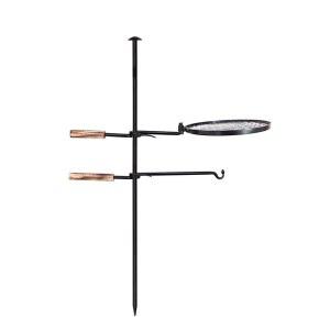 캠핑 직화그릴 부시크래프트 삼각대 100cm 2cm블랙 코만백 락킹 주철 캠프 100cm POT 2cm블랙 파이어행어 냄비