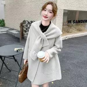 솔저스여성 후드 캐주얼 울 코트 OPH1