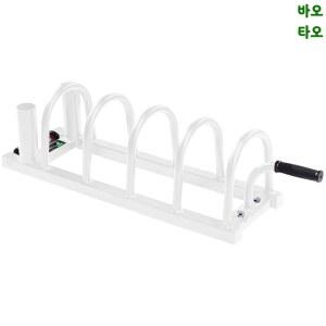 원판 거치대 헬스장 바벨봉 블랙 수납차 내하중 디스크 바벨 중량 바오타오 수납차 세트 소형 이동식 디스크 스탠드 헬스 이동식