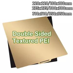 양면 PEI 스프링 강판 질감 220/235/310/350mm 대나무 실험실 3D 프린터 플레이트 Ender3 CR10 용 가열