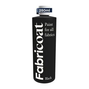패브리코트 - 가구용 패브릭 페인트 - 8.5온스 / 250ml 블랙 - 소파, 의자, 실내 장식, 부드러운 가구, 자동차 인테리어, 의류 및 신발의 색상을 복원하거나 변경합니다