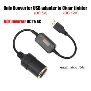 5V1A어댑터 차량용 콘센트 커넥터 어댑터 USB 5V12V 소켓 유선 케이블 충전기 컨버터