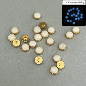 화이트 비즈 블루 그린 루미너스 피프 시계 베젤 인서트 12시 Lume Pearl Dot Mod 부품 교체 액세서리