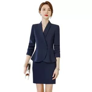 가을 슬림 튤립 여성 호텔 유니폼 상담실장 정장세트 그레이 반팔 여름 데스크 피부과 정장