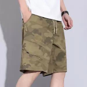 남자 바지 여름 반 카모플라쥬 슬랙스 밀리터리 깔끔한 배기핏 5부팬츠 인기2