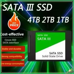 2026 하드 드라이브 1TB2TB 고속 SSD SATA3 2.5인치 내장 4TBTLC 500Mbps 노트북 및 데스크탑용