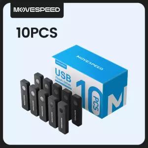 MOVEED 10PCS USB 플래시 드라이브 4GB 보호 커버가 있는 소형 충격 방지 메모리 스틱