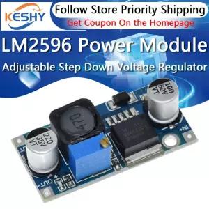 110PCS LM2596 스텝 다운 모듈 DCDC 조정 가능한 벅 컨버터 전압 레귤레이터 변환 전원 공급 장치