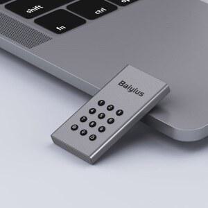비밀번호 외장하드 드라이브 기능이 소형 메모리 1TB 하드 TS250GESD