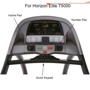 런닝머신 숫자 패드 Horizon Elite T5000용 퀵 경사 Johnson Repair용 부품