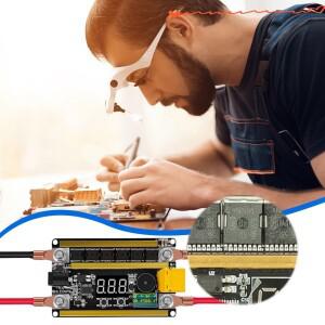 GX591 용접기 제어 보드 디지털 튜브 디스플레이 12V 스폿 PCB 회로 기판 99 18650 배터리용 조정 가능