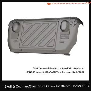 Skull & Co. HardShell 전면 커버 스팀 데크 LCD/OLED 스탠드그립(그립케이스)용 휴대용 보호 케이스