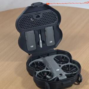 DJI Neo 2용 휴대용 케이스 (TX 에어 유닛 포함): 드론 고글 배터리 및 수납 가능 충격 방지