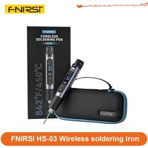 FNIRSI HS03 무선 납땜펜 휴대용 스마트 인두 0.96인치 HD 디스플레이 빠른 가열 정밀 온도 조절 충전식