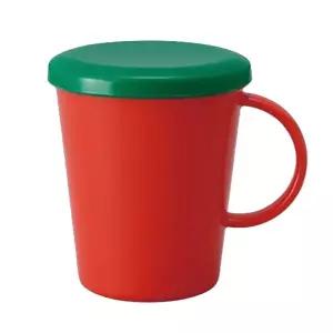 머쉬 마르쉐 뚜껑머그컵 260ml 토마토