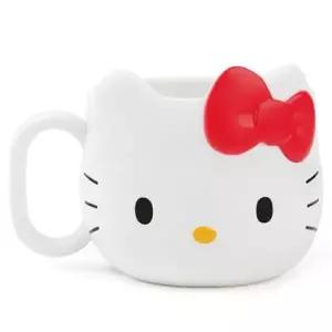 헬로키티 얼굴머그컵 240ml 레드