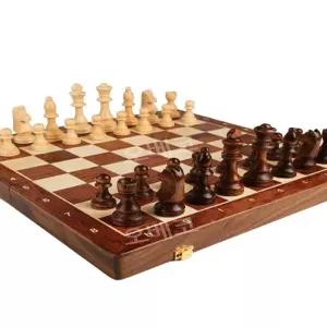 보드게임 원목체스판 실내 휴대용 고급 10.5cm 접이식 목재 취미생활 성인용