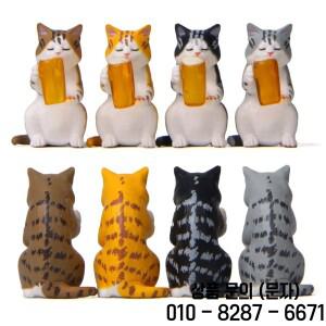 1/3/7Pcs 귀여운 술취한 고양이 개 미니 장식 수공예품 인형 14세 이상를위한 풍경 장난감 선물 책상 자동