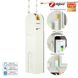 ZigBee 스마트 DIY 전동 롤러 블라인드/쉐이드 드라이브 모터 허브 Tuya Smart Life APP Alexa Google 홈