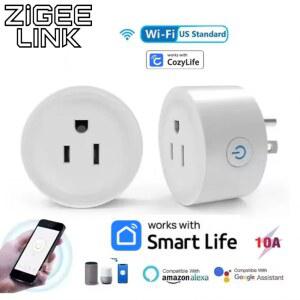 호환 CozyLife 스마트 US 플러그 WiFi 소켓 플러그 어댑터 AC100-240V 스마트 라이프 App 원격 제어는 Alexa Google Home Assistan과 함께 작동합니다