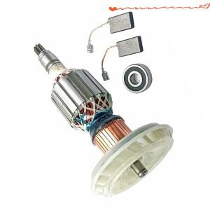 GSH11E용 카본 브러쉬 베어링이 있는 전기자 로터 앵커 11223EVS 앵글 그라인더 AC220V-240V
