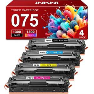 캐논호환 컬러 이미지 CLASS LBP646Cdw MF665Cdw MF663Cdw MF662Cdw LBP647Cdw LBP640c MF660c 프린터 잉크용 075 토너 카트리지 호환 교체4팩
