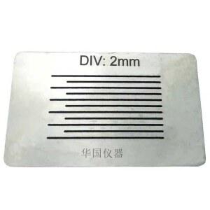 크로스커트 크로스커터 가이드 플레이트 베젤 측정기 플레이트 1mm 시험기 1mm 플레이트 1mm 절단 베젤 베젤