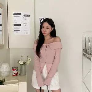 여성 사랑스러운 숄카라 와이드 가디건 판초 망토