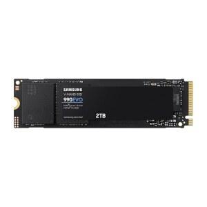 삼성호환 990 EVO SSD 2TB PCIe 4x4세대 5x2 M.2 2280 NVMe 내부 솔리드 스테이트 드라이브 최대 5000MB/S 속도 PC 컴퓨터용 스토리지 업그레이드 노트북 MZV9E2T0B /AM 블랙