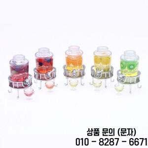 1/12 인형 집 미니어처 시뮬레이션 음식 척 액세서리 용 셀프 서비스 주스 버킷