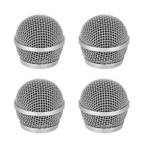 PG58 헤드 교체 스틸 메시 마이크 그릴 볼 및 내부 폼 내경 31mm / 1.22인치에 적합
