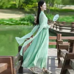 앤트맨 여성용 원피스 슬림핏 쉬폰 여행촬영 바캉스 드레스 하늘하늘롱스커트 OPH1