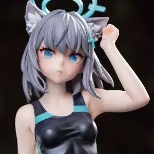 블루 시로코 PVC 피규어 고양이 모델 게임 스나오카미 3CM 입상 브 수영 인형