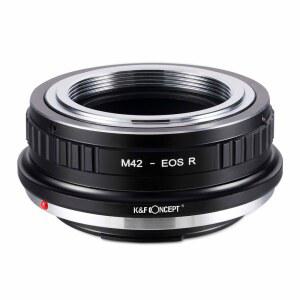 M42 스크류 마운트 SLR 렌즈와 캐논호환 EOS호환 R 카메라 본체에 호환되는 KF 컨셉 렌즈 어댑터
