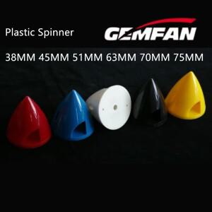 스피너 38mm 플라스틱 RC 고정 날개 비행기 저항 Gemfan Spinner 2PCS