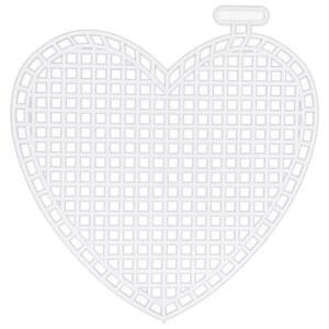 하트 모양 플라스틱 캔버스 3인치 10피스 자수 니트 크로셰 공예 프로젝트용 수예 부자재 DIY 세트