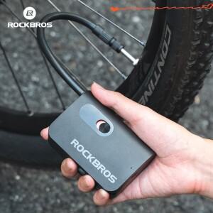 ROCKBPROS 미니 휴대용 자전거 전기 펌프 70psi 2600mAH 타이어 팽창기 MTB 도로 자동차 사이클링