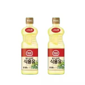 설 추석 사조해표 콩기름 식용유 0.5L 2개 포장 선물세트