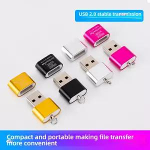TF 카드 슬롯이 있는 USB 마이크로 SD 리더기는 컴퓨터 또는 자동차 어댑터용 플래시 드라이브가 됩니다