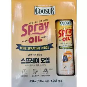 코스트코 COOSUR 스프레드 오일 200ml X 3입 해바라기유 유채유
