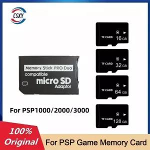 고용량 메모리 스틱 프로 MS PRO 듀오 카드 128GB TF 어댑터 포함 PSP1000/2000/3000용