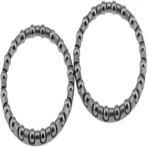 DGZI 2pcs 자전거 볼 베어링 리테이너 레이스 사이클링 헤드셋 부품 수리 액세서리 40mm x