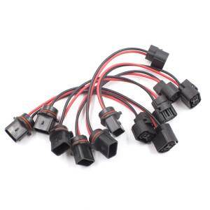 안개등 LED 전구 개조 익스텐션 와이어 하네스, 프리 소켓 커넥터 어댑터 플러그 P13W 5502, 1