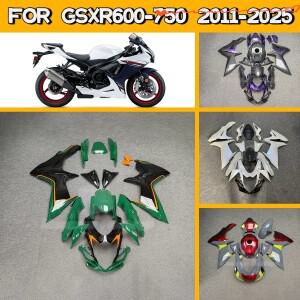 2011-2025년식 스즈키 GSXR 600 750 간편 설치 플라스틱 부품 바디 키트 오토바이 페어링