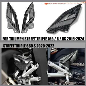 Triumph Street 765 / R (2016-2024) 및 660 오토바이 페달 힐 프로텍터 가드