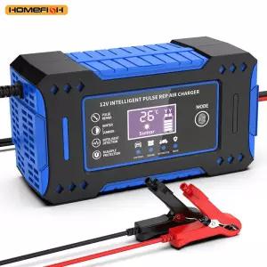 6A 12V 배터리 수리 LCD 디스플레이 지능형 자동차 충전기 및 오토바이 충전 장치 납산