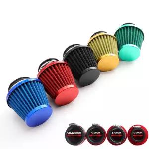 38mm 오토바이 에어 필터 클리너 유도 키트 110cc ATV 먼지 자전거 엔진