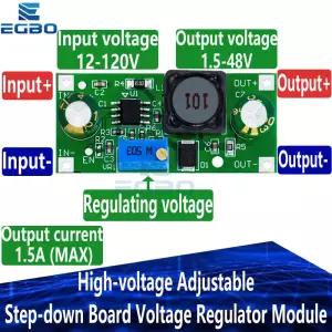 고전압 조정 가능한 스텝 다운 보드 전기 자동차 전력 변환 48V 60V 100V ~ 1.25V-48V 전압 조정기 모듈